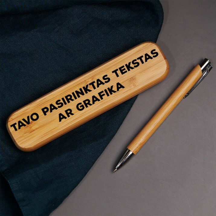 Nuosavas projektas - Rašiklis mediniame dėkle