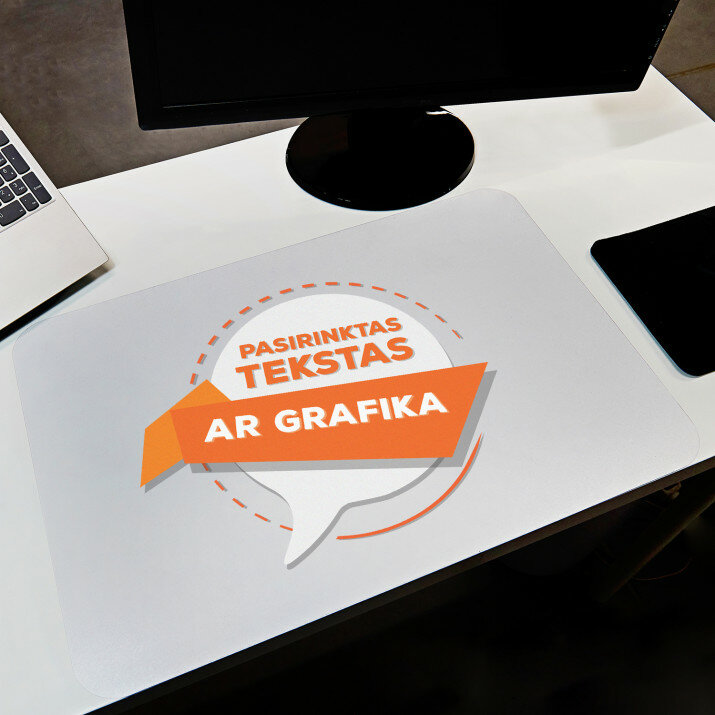 Nuosavas projektas - kilimėlis ant rašomojo stalo