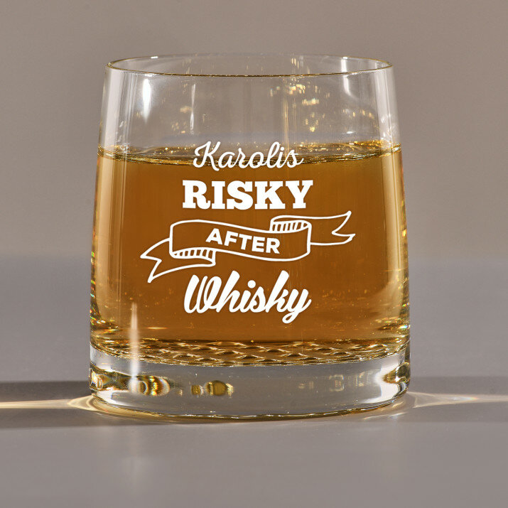 Risky after whisky - Viskio stiklinės