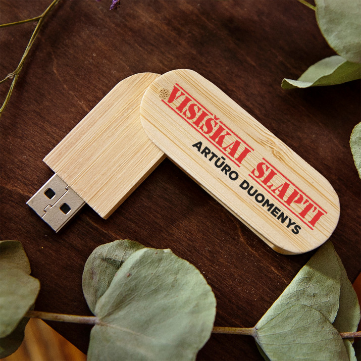 Visiškai slapti - USB atmintinė su spauda