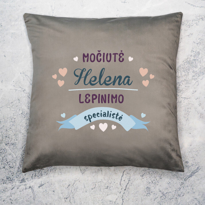 Lepinimo specialistė - Dekoratyvinė pagalvė