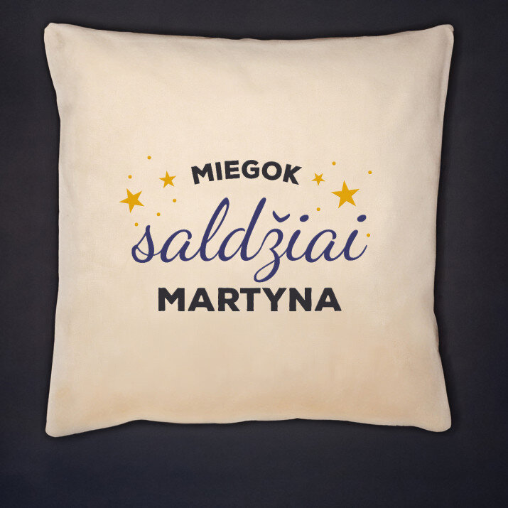 Miegok saldžiai - Dekoratyvinė pagalvė