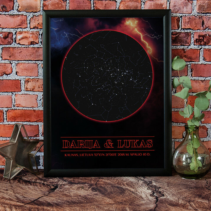 Stranger things - Žvaigždžių žemėlapis