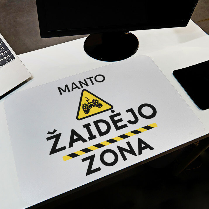 Žaidėjo zona - kilimėlis ant rašomojo stalo