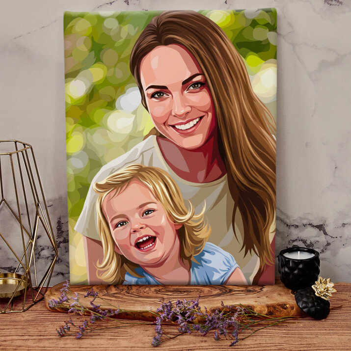 Vektoriaus stilius - paveikslas ant drobės