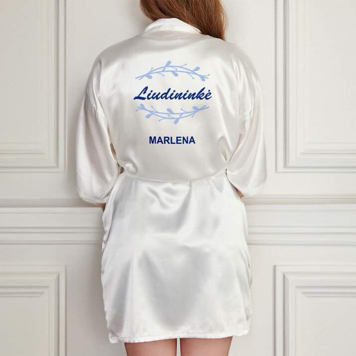 Liudininkė2 - Satino chalatas
