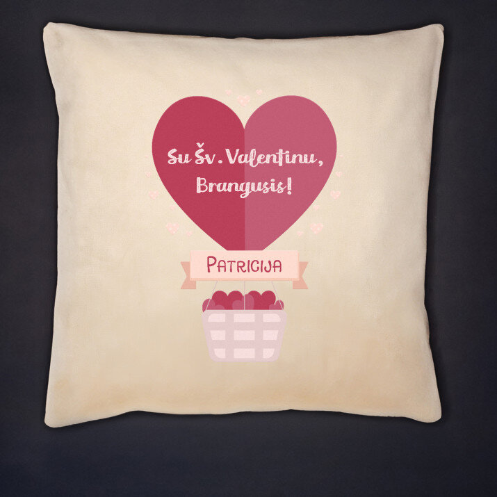 Su šv.valentinu - Dekoratyvinė pagalvė