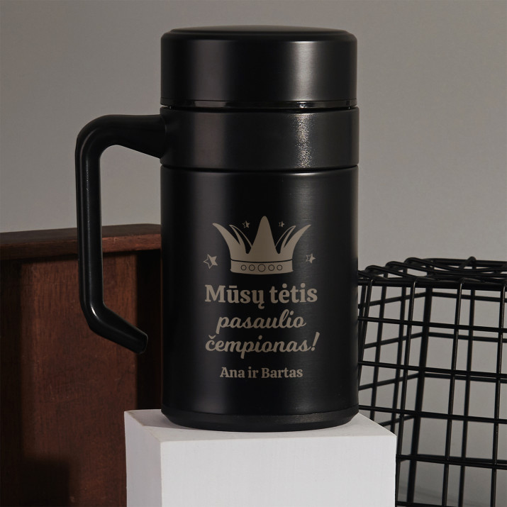 Tėtis pasaulio čempionas - Terminis puodelis 400 ml