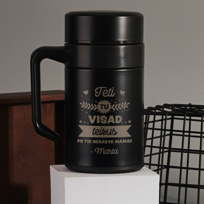 Tėti tu visad teisus - Terminis puodelis 400 ml