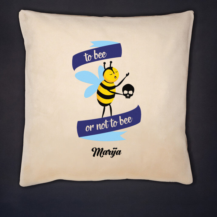 To bee or not to bee - Dekoratyvinė pagalvė