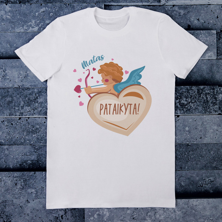 Pataikyta - Vyriški marškinėliai su raštu