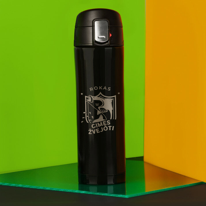 gimęs žvejoti - Terminis puodelis 440 ml