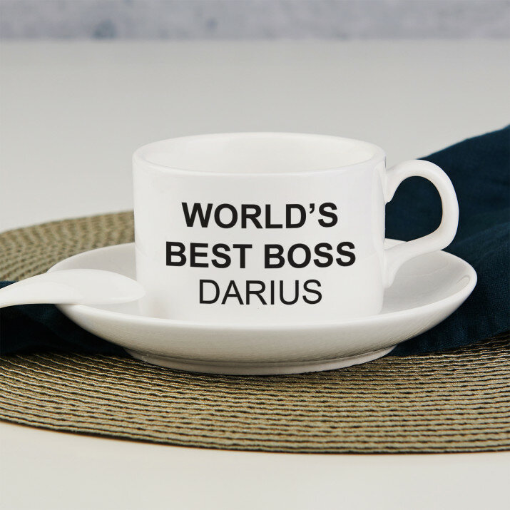 World`s best boss - Puodelis su lekštute