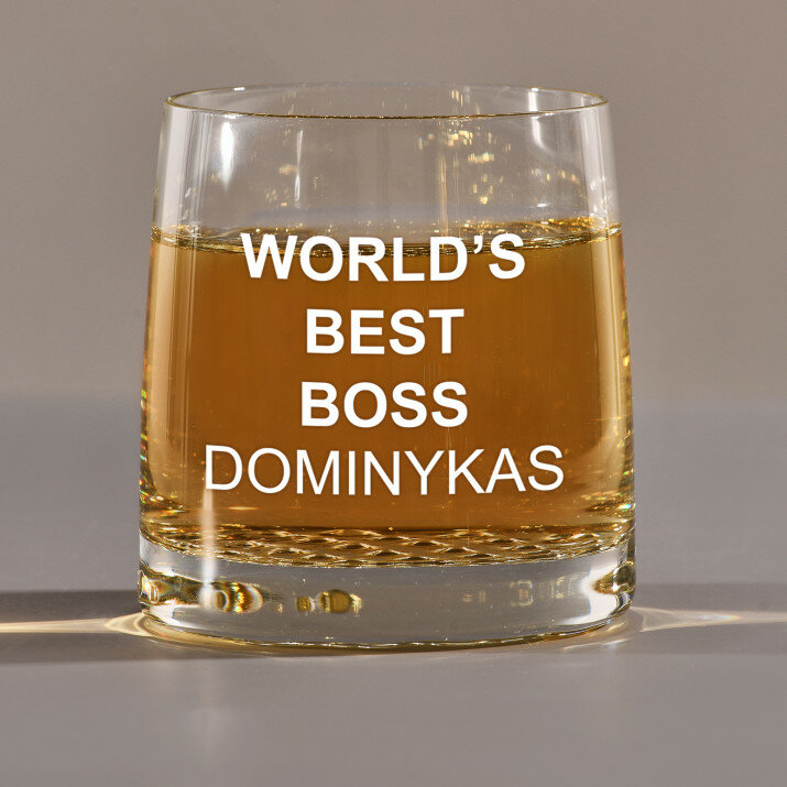 World`s best boss - Viskio stiklinės