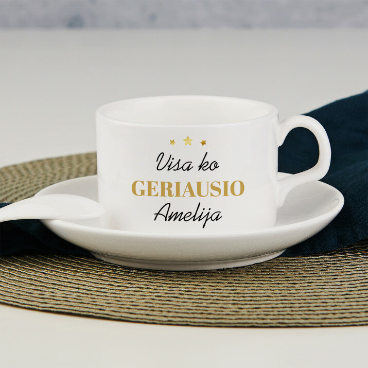 Visa ko geriausio - Puodelis su lekštute