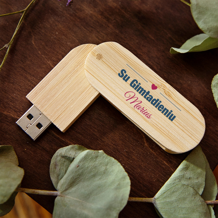 Su gimtadieniu - USB atmintinė su spauda