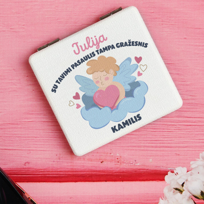 Su tavimi pasaulis tampa gražesnis - Kišeninis Veidrodėlis