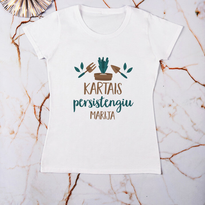 kartais peristengiu - Moteriški marškinėliai su spauda