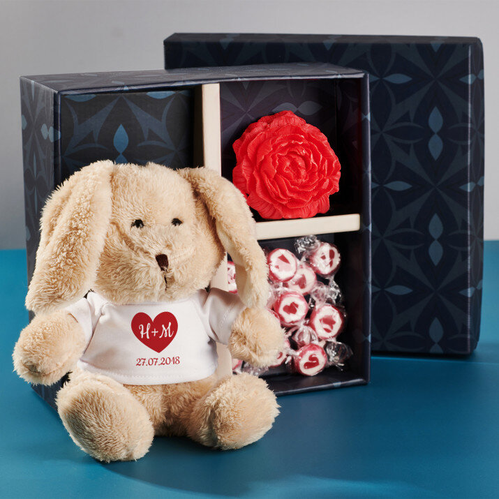 Dovanų rinkinys su meškiuku žmonai Dovanų rinkinys su meškiuku žmonai