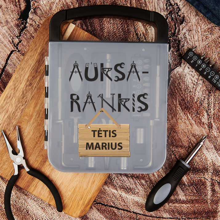 Auksarankis - įrankių rinkinys