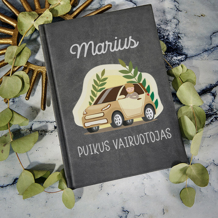 Puikus vairuotojas - ATSPAUSDINTA UŽRAŠŲ KNYGUTĖ A5