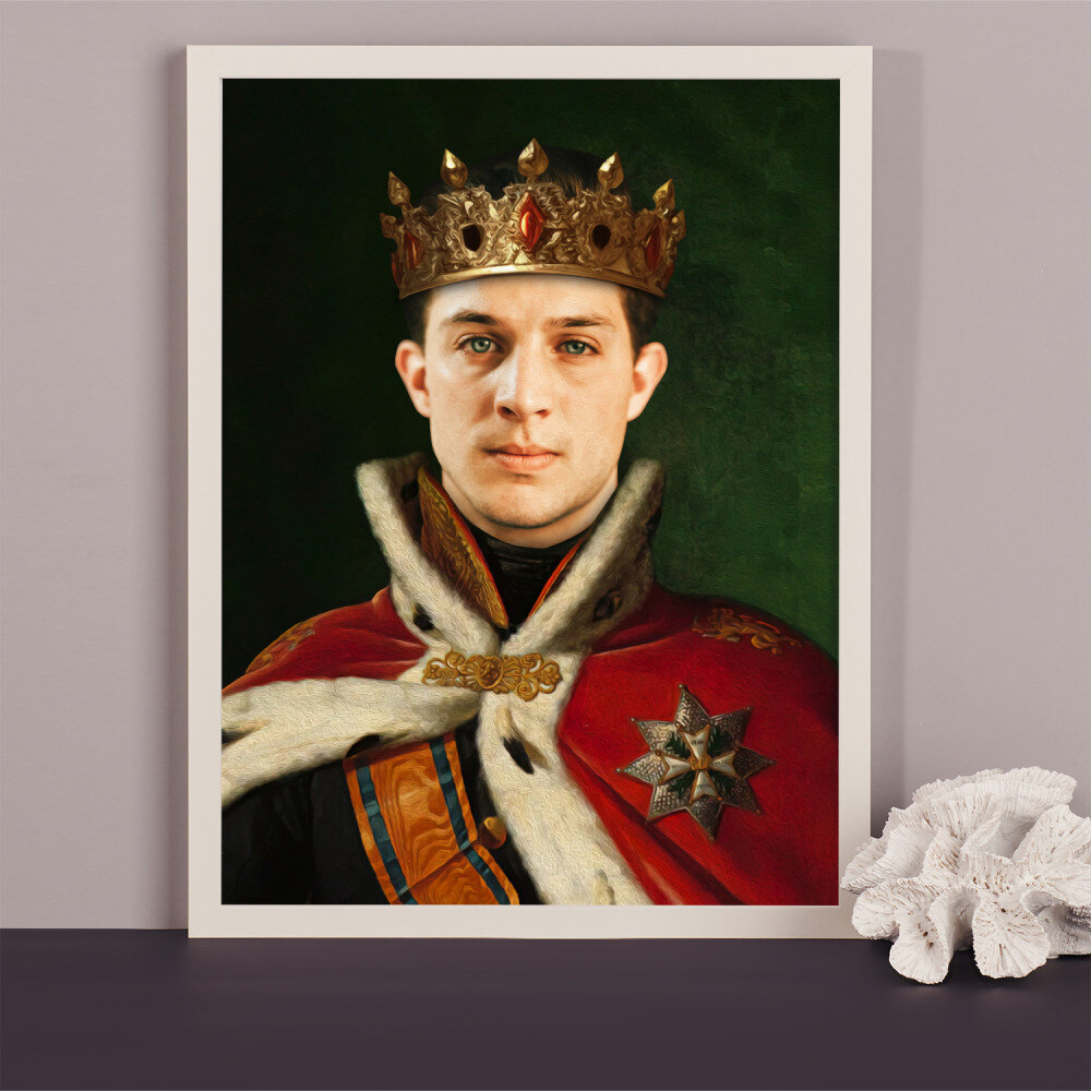 Karalius Karali kasis Portretas MyGift lt