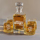 Awesome whisky - Graviruotų grafino ir viskio taurių rinkinys