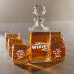 Awesome whisky - Graviruotų grafino ir viskio taurių rinkinys