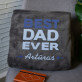 Best dad ever - Išsiuvinėtas pledas