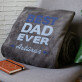 Best dad ever - Išsiuvinėtas pledas