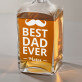 Best dad - Graviruotas viskio grafinas