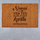 Namai yra ten - Kokosinis durų kilimėlis