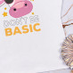 Don`t be basic - Moteriški marškinėliai su spauda