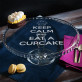 Eat cupcake - Stiklinis padėklas