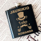 Jaunikio komanda - Graviruota gertuvė