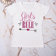 Girls rule - Moteriški marškinėliai su spauda