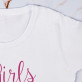 Girls rule - Moteriški marškinėliai su spauda