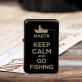 Go fishing - Graviruotas Žiebtuvėlis