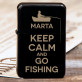 Go fishing - Graviruotas Žiebtuvėlis