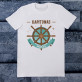 Kapitonas - Vyriški marškinėliai su raštu