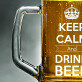 Keep Calm And Drink Beer - Alaus bokalas