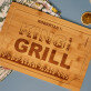 King of the grill - Pjaustymo lenta su graviravimu 