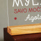 Myliu savo močiutę - Spauda ant akrilinio stiklo su stovu