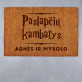 Paslapčių kambarys - Kokosinis durų kilimėlis