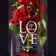Love - amžina rožė stikle