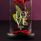 Love - amžina rožė stikle