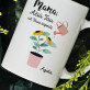 Mama, ačiū už rūpestį - Personalizuotas puodelis