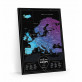 NUTRINAMAS ŽEMĖLAPIS EUROPA Travel Map™ Black Europe	