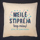 meilė stiprėja - Dekoratyvinė pagalvė
