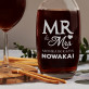 Mr&Mrs - Graviruotas grafinas ir dvi vyno taurės